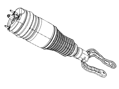 Jeep 68029902AE SPRING AND SHOCK ASSEMBLY Air Suspension