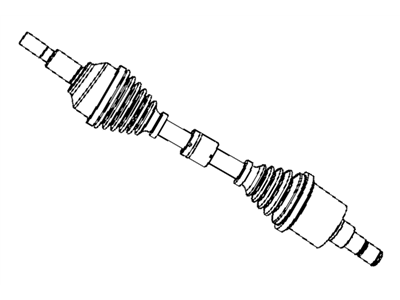 2012 Chrysler 200 Axle Shaft - R2123559AB