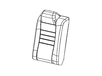 Dodge 6AL36DX9AA COVER Rear Seat Back Right