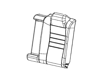Dodge 6AL35DX9AA COVER Rear Seat Back Left