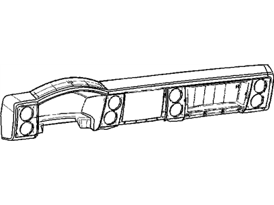 Jeep 1EH741DVAD Bezel - Instrument Panel