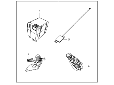 Ram 82212894 REMOTE START Complete