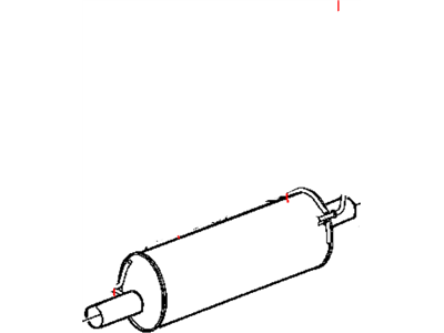 2003 Dodge Ram 1500 Muffler - E0050051AA