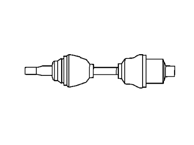 2004 Chrysler 300M Axle Shaft - R5074002AA