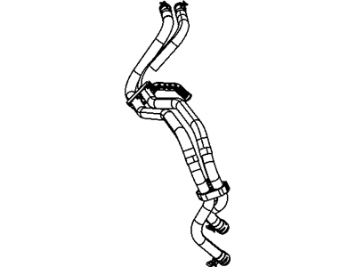 Dodge 55037830AC HOSE Heater Supply and Return