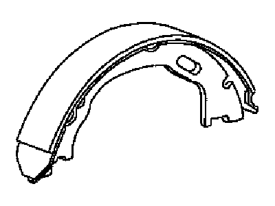2022 Dodge Challenger Parking Brake Shoe - 68020626AB