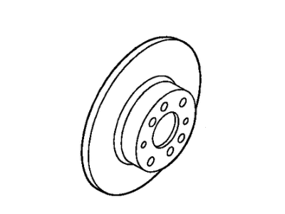 2017 Ram ProMaster City Brake Disc - 2AMV6444AA
