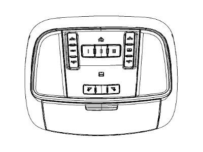 2013 Jeep Grand Cherokee Dome Light - 5LB531DAAA