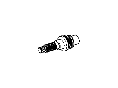 Chrysler 5103271AA OUTPUT SHAFT Transfer Case