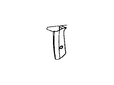 Chrysler TL64MF1AC MOLDING C Pillar