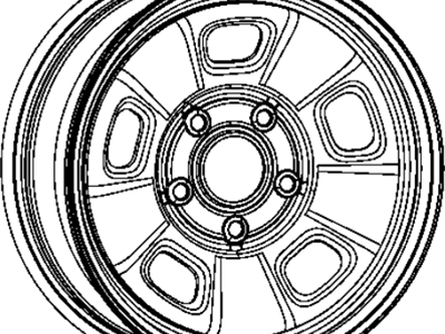 Ram 68089775AA WHEEL Steel
