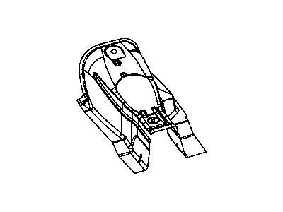 Dodge 68089677AA EXTENSION Floor Pan
