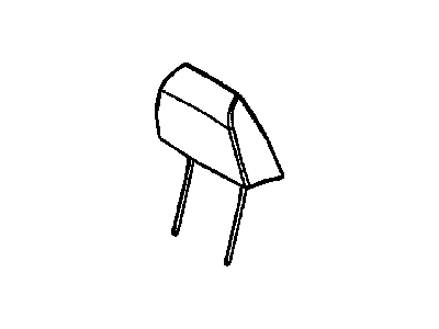 Dodge 1DK911D5AA HEADREST Front