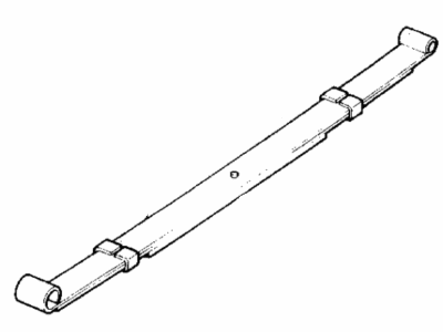 Mopar 4636975 Leaf Spring, Front
