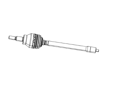 Jeep Wrangler Intermediate Shaft - 68403881AA