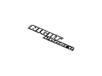 Dodge 55364716AA DECAL Night Runner