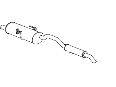2004 Dodge Grand Caravan Muffler - E0050056AA