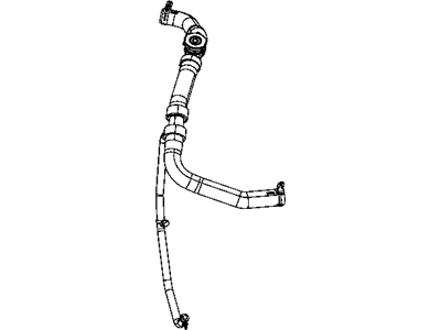 Jeep Radiator Hose - 5058172AG