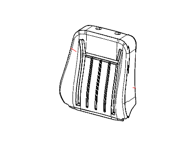 Dodge 1MB281DVAA COVER Seat Back
