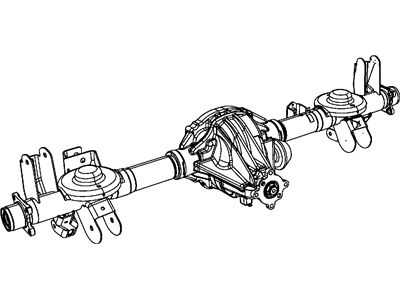 Chrysler 68003657AA AXLE Service Rear