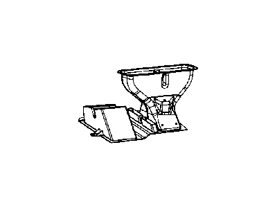 Ram 68050673AA DUCT AIR Center