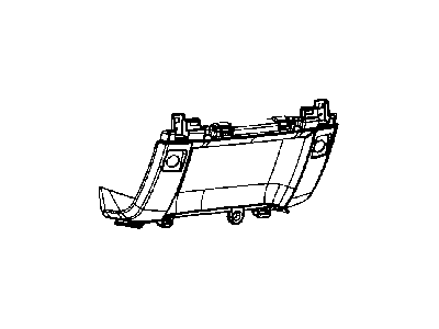 Dodge 1EB00XDVAA PANEL Instrument Panel Closeout