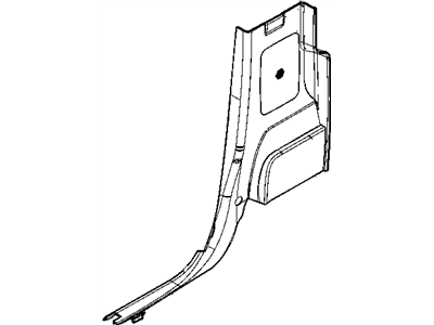 Ram 1DX52DK2AB PANEL B Pillar Lower Trim