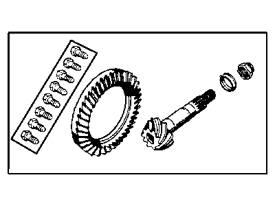Jeep 5127180AA GEAR KIT Ring And Pinion