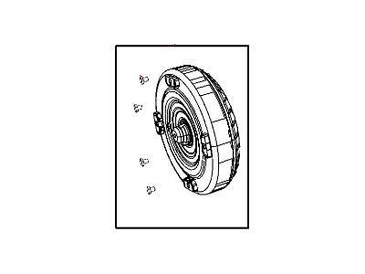 Dodge Journey Torque Converter - RL039261AD