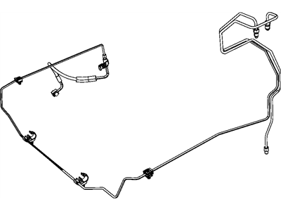 Jeep 68049479AA CLIP Brake Tube