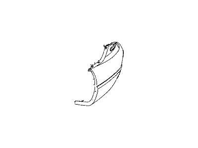 Dodge 1CR60TZZAD FASCIA Rear Primed