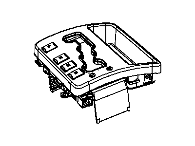 Jeep 52124586AA PRNDL BEZEL Gear selector