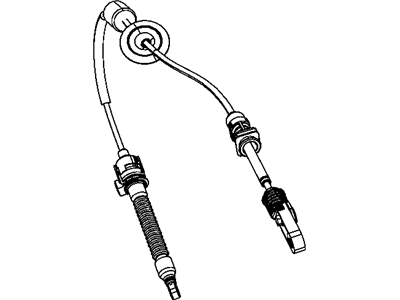 Jeep 68003121AB CABLE Gearshift Control