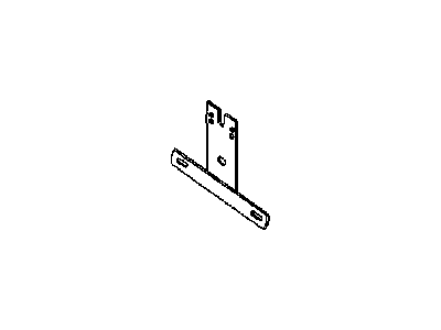 Dodge 55077158AE BRACKET License Plate