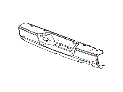 Dodge 55077107AJ BUMPER Rear