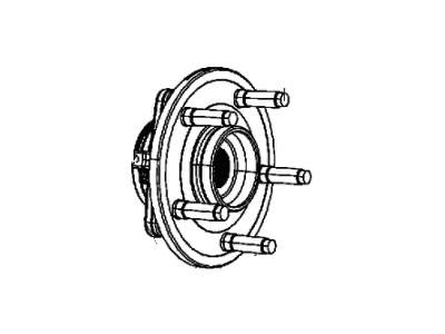 2008 Dodge Ram 1500 Wheel Hub - 2AMVH025AA