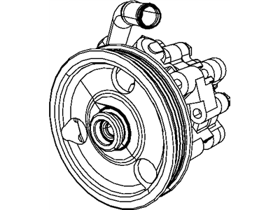 Dodge 4792574AA PULLEY Power Steering Pump