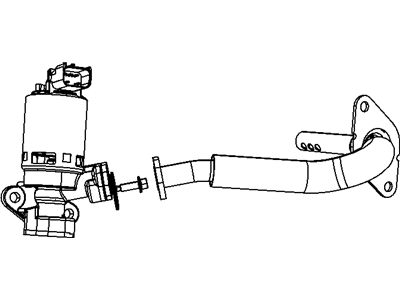 Dodge 4891606AD TUBE EGR Valve