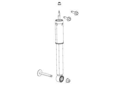 Mopar 68312621AB Shock Absorber Kit Suspension Rear