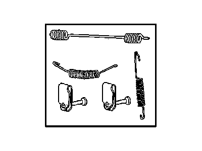 Chrysler 5114496AA SPRING KIT Brake Shoe Hold Down