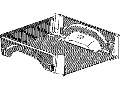 Dodge 82206996 BEDLINER KIT Under Rail