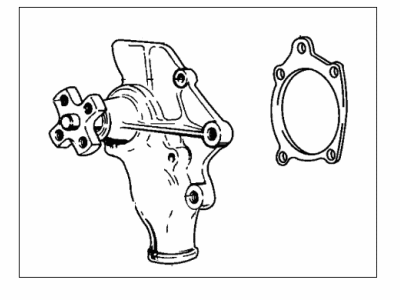 Jeep Wrangler Water Pump - R4626054