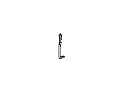 Chrysler RH44DKAAC KNOB AND PUSH ROD Door Latch
