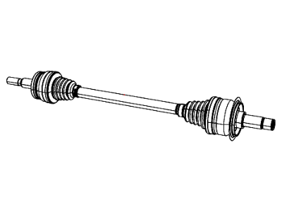 Dodge 68025001AB SHAFT Axle Half