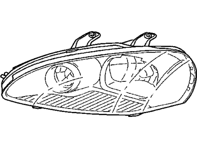Chrysler MN142064 HOUSING Headlamp