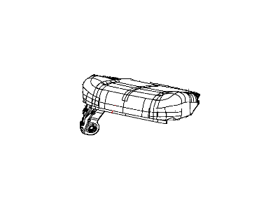 Chrysler 1FE701D1AA COVER Rear Seat Cushion