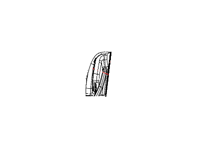 Chrysler 1FE691D1AA COVER Rear Seat Back