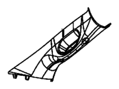 Ram 5LQ98TX7AC MOLDING A PILLAR