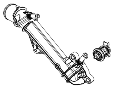 2020 Jeep Compass Thermostat - 68438228AA