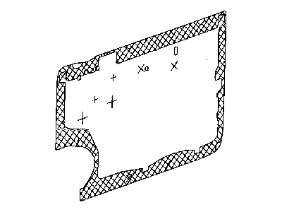 Mopar 55255105AG Water Shield Front Door